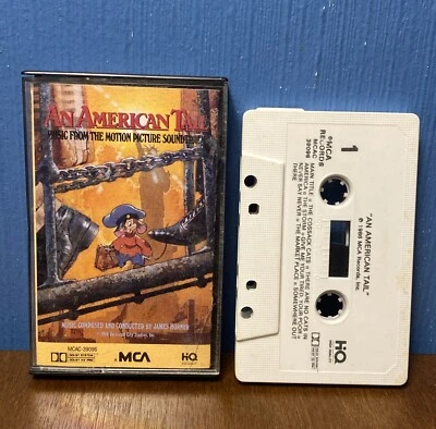 An American Tail Soundtrack Cassette Tape -1986 OST Linda Ronstadt J Horner CULT - Image 1 of 4