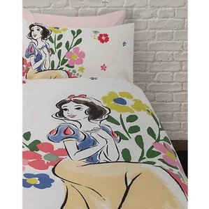 Disney Snow White Reversible Double Duvet Set NEW 100% Cotton - Picture 1 of 3