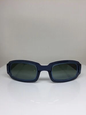 New Vintage Christian Dior Working Girl Sunglasses C. 56C Blue w/ Green Austria - Image 1 of 4