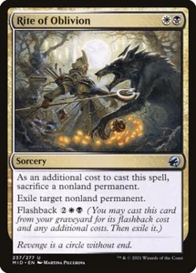 MTG Rite of Oblivion ** Innistrad: Midnight Hunt ** English (NM) - Picture 1 of 2