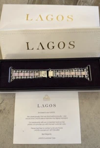 LAGOS Caviar Pink Ceramic & Stainless 38MM Bracelet Apple Watch - Picture 1 of 14