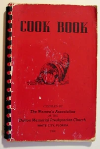 1950 SPIRAL COOKBOOK Dutton Memorial Presbyterian Church - White City, Florida - Bild 1 von 13