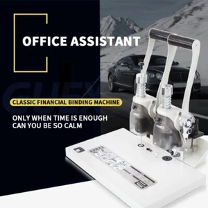 3875 Accounting Voucher Binding Machine Small Large Countertop Gluing Machine - Picture 1 of 22