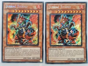 Jurrac Titano X 2 Secret Rare HA03-EN039 1st Ed Yu-Gi-Oh - 2 Cards - Picture 1 of 6