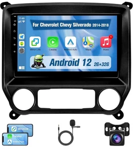 Autoradio per Chevrolet Silverado e GMC Sierra 2014-2018, Wireless CarPlay Andro - Foto 1 di 15