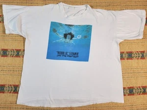 Camiseta De Colección Weird Al Off The Deep End Nirvana 1992 Talla XL Blanca Concierto - Imagen 1 de 11