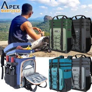 40 Cans Leakproof Cooler Backpack Insulated Waterproof Camping Beach Travel Bag - Picture 1 of 14