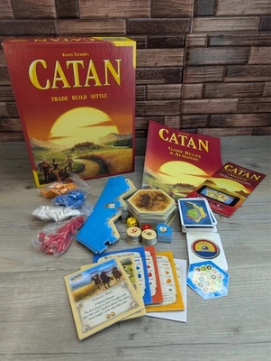 Klaus Teuber's Catan Trade Build Settle 棋盘游戏 CN3071 2020 完整 — 第 1/4 张图片