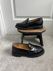Solovair High Shine Black Penny Loafer Made In England Men’s US size 8 - Picture 1 of 9