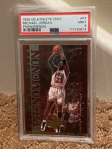 1999 UD Athlete Century Michael Jordan PSA 9 #P7 Phenomenon Card NEWCASE LOW POP - Picture 1 of 1