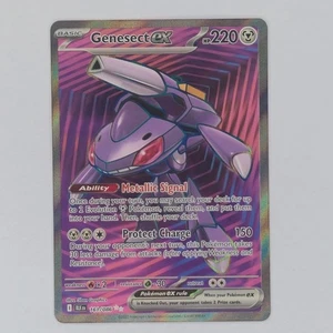 Pokemon TCG Genesect ex 161/086 Holo Ultra Rare Black Bolt Full Art Mint Card - Picture 1 of 3