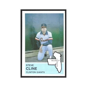 1982 Fritsch Minor League Steve Cline Clinton Giants #3.0 - Picture 1 of 3