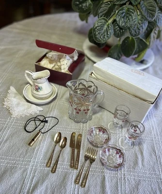 Muñeca American Girl Samantha's 1987 Juego de limonada victoriana retirada con caja Foto 1 de 3