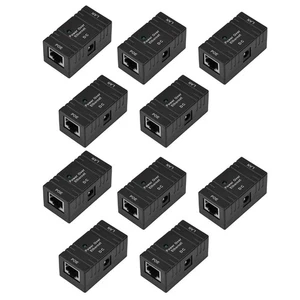 10PCS Passive RJ-45 POE Injector Splitter Over Ethernet Adapter NEW - Afbeelding 1 van 8