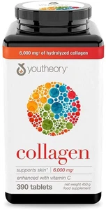 Youtheory Colágeno Fórmula Avanzada 390 Comprimidos 1.19 Libras Unisex - Imagen 1 de 4