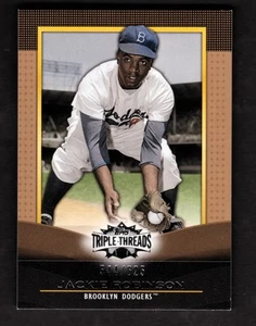 2011 Topps Triple Threads Sepia #38 Jackie Robinson 544/625 DODGERS - Picture 1 of 2