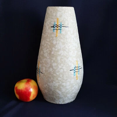 vase peint main années 50 60 Scheurich forme céramique 529 25 - Photo 1/4