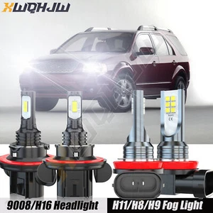 For Ford Focus 2008-2011 LED Headlight Bulb High Low Beam 9008 H11 Fog Light C9L - Picture 1 of 15