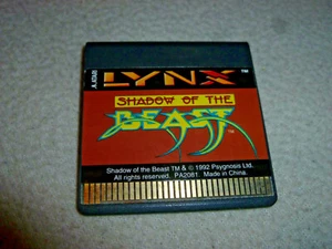  ATARI LYNX VIDEO GAME SHADOW OF THE BEAST CARTRIDGE ONLY PSYGNOSIS VINTAGE 1992 - Picture 1 of 2