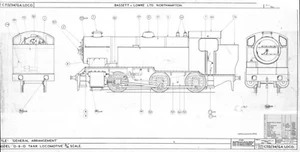 Henry Greenly Archive 3 1/2" Gauge 0-6-0 Tank engine (unit = Set on CD) - Picture 1 of 1