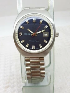 RELOJ PULSERA RADO MARCO POLO AUTOMÁTICO FECHA SUIZO PARA HOMBRE BONITA ESFERA 36mm BANDA COMPLETA - Imagen 1 de 9