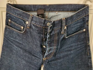 Pantalones de mezclilla vintage impecables Slimane x DIOR - talla 30, reales: EE. UU. 31/35 - Imagen 1 de 18