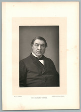 W. & D. Downey, London, Sir Charles Tupper Vintage Print. Photo glued to card