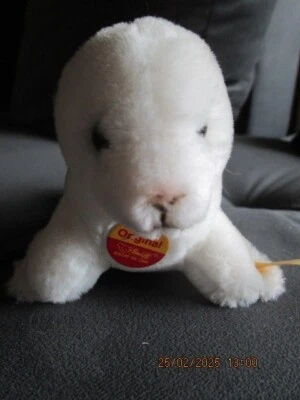 Steiff Robbenbaby, Heuler, 047305, ca. 15 cm lang - Bild 1 von 4