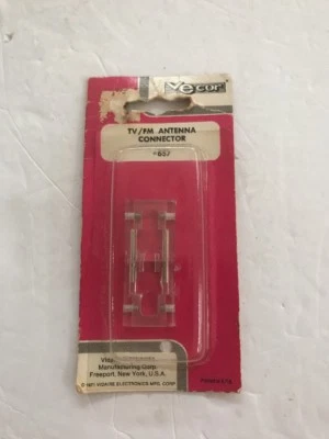 VEcor TV/FM ANTENNA Connector Quick Disconnect #657 Ships N 24h - Image 1 of 4