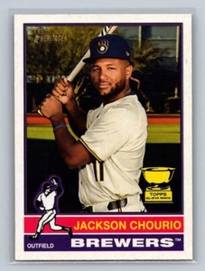 2025 Topps Heritage Jackson Chourio Rookie Cup #106 QTY AVAIL - Picture 1 of 2