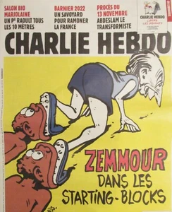 CHARLIE HEBDO N° 1529 of NOVEMBER 2021 ELECTION ZEMMOUR IN THE STARTING BLOCKS - Picture 1 of 1