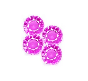 Natural Pink Sapphire 4 Pcs Lot Loose 8-10 Cts Certified Gemstone Round Gem WS03 - Picture 1 of 12