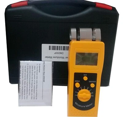 Portable Paper Moisture Meter Digital Carton Moisture Tester Testing Equipment - Image 1 of 4