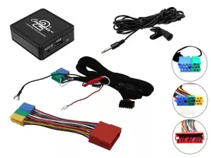 Kit vivavoce auto streaming musica Audi Bluetooth interfaccia adattatore con AUX in - Foto 1 di 11