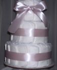 BABY SHOWER Girl Diaper Cake Blush Ribbon Party Favors Baby Christmas Gift