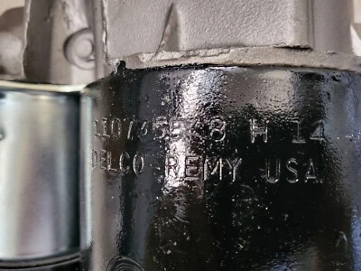 DELCO STARTER Para 1968-1979 Pontiac Firebird 1107355 8H14 Data Codificada Re-man'd - Imagem 1 de 4