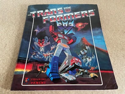 Transformers G1 1986 vintage PANINI album book complete dutch - Image 1 of 4