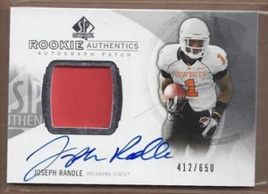 A2215- 2013 SP Authentic #171 Joseph Randle Auto Jersey /650 SAMPLE PIC - Picture 1 of 1