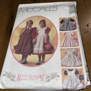 McCall's Sewing Pattern #5715 Children's Girls' Dress or Pinafore Size 4 UNCUT - Picture 1 of 3