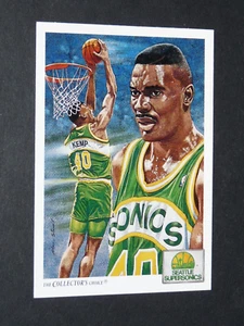#96 SHAWN KEMPS SUPERSONICS SEATTLE 1991-1992 NBA USA BASKETBALL UPPER DECK CARD - Imagen 1 de 2