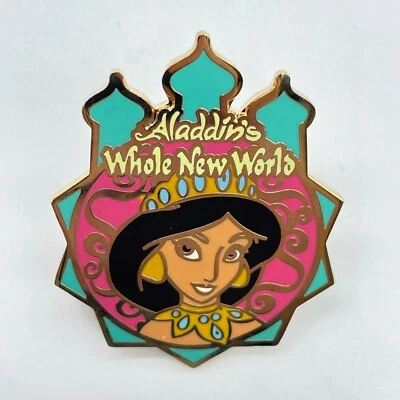 Prendedor Premio Juego Tokyo Disney Resort Aladdin Mundo Nuevo Jazmín Foto 1 de 2