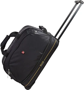 Small Rolling Duffle Bag with Wheels Travel 22 Inch Carry on Luggage Tote Unisex - Picture 1 of 6
