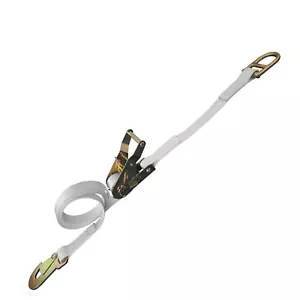 USA 1" x 20' Event & Baldachin Ratsche Zeltriemen mit Druckknopfhaken & Doppelstab D-Ring - Bild 1 von 7