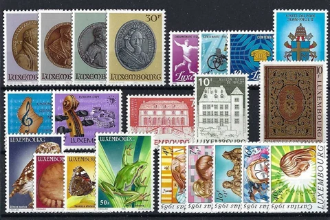 LU - LUXEMBOURG 1985 complete year set MNH Cover