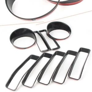 Frontscheinwerfer Abdeckung Gitter Einsatz Blendensatz passend für Jeep Wrangler JL 2018 schwarz - Bild 1 von 8