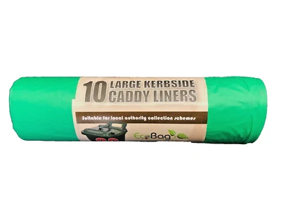 Revestimiento de contenedor compostable EcoBag 30L 10 bolsas desperdicio de alimentos 20L 25L carrito litro muesca