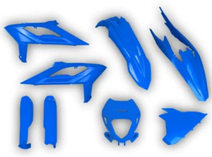 Beta RR 2023 2024 Kit Plásticos + Protectores Horquilla Completo Azul - Imagen 1 de 2