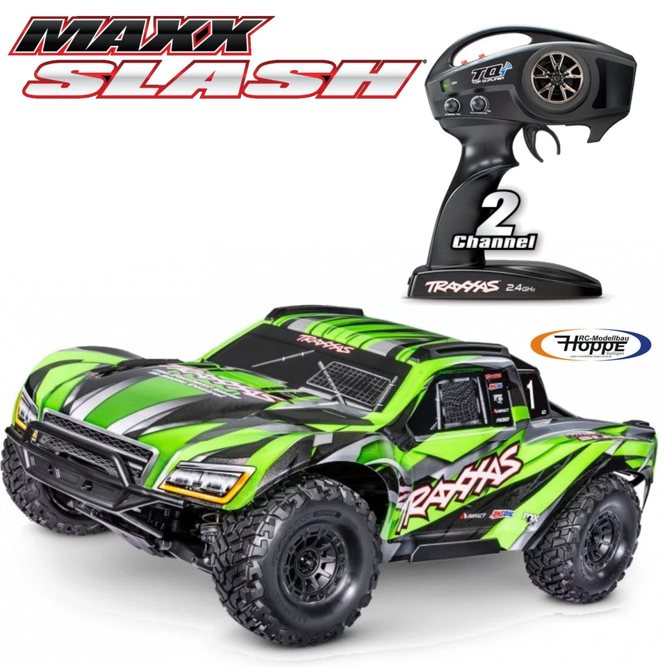 Traxxas TRX102076-4GRN Maxx-Slash 6S 4x4 Verde 1/8 Short-Course-Camion Rtr - Immagine 1 di 4
