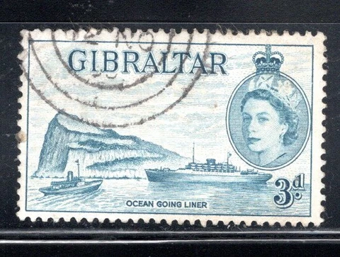 BRITISH GIBRALTAR  STAMPS  USED LOT  1779AY Cover