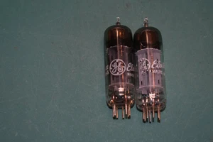 6X4 GE Audio Receiver Rectifier Vacuum Tubes Tested Pair   - Bild 1 von 5